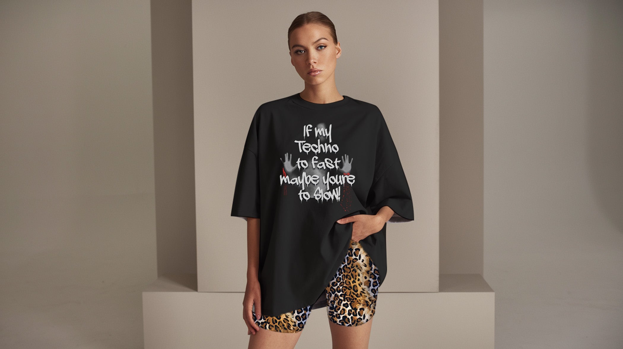 Leoparden Radlerhose