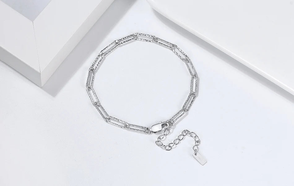 ORSA JEWELS 14K vergoldete echte 925er Sterlingsilber-Büroklammer-Halskette, 6/9,3/12 mm Gliederkette für Damen und Herren, Schmuck SC39 Festival Outfits | Techno Shirts | Rave Clothing