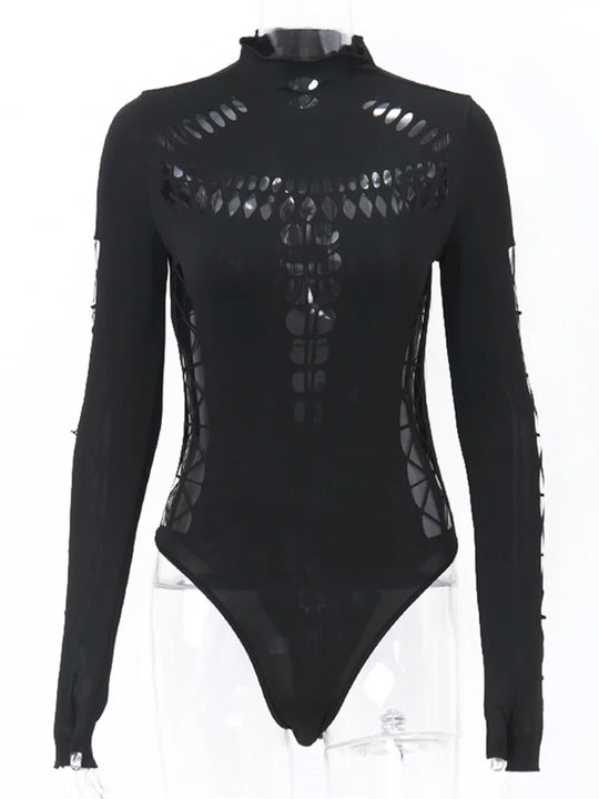  Frauen Bodysuit Clubewear | Techno Rave Outfit Sexy Rave Party Club Outfit FESTIVAL OUTFITS & STREETWEAR
