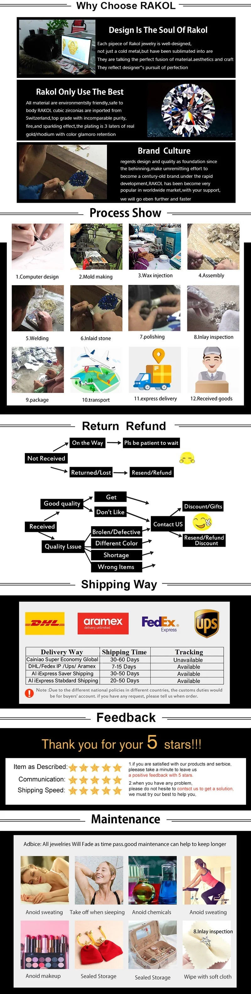 RAKOL Stilvolle Runde Lächeln Smiley Manschette Armreif Kupfer Vergoldet Zirkonia Charme Party Schmuck Für Frauen Männer Geschenke Festival Outfits | Techno Shirts | Rave Clothing