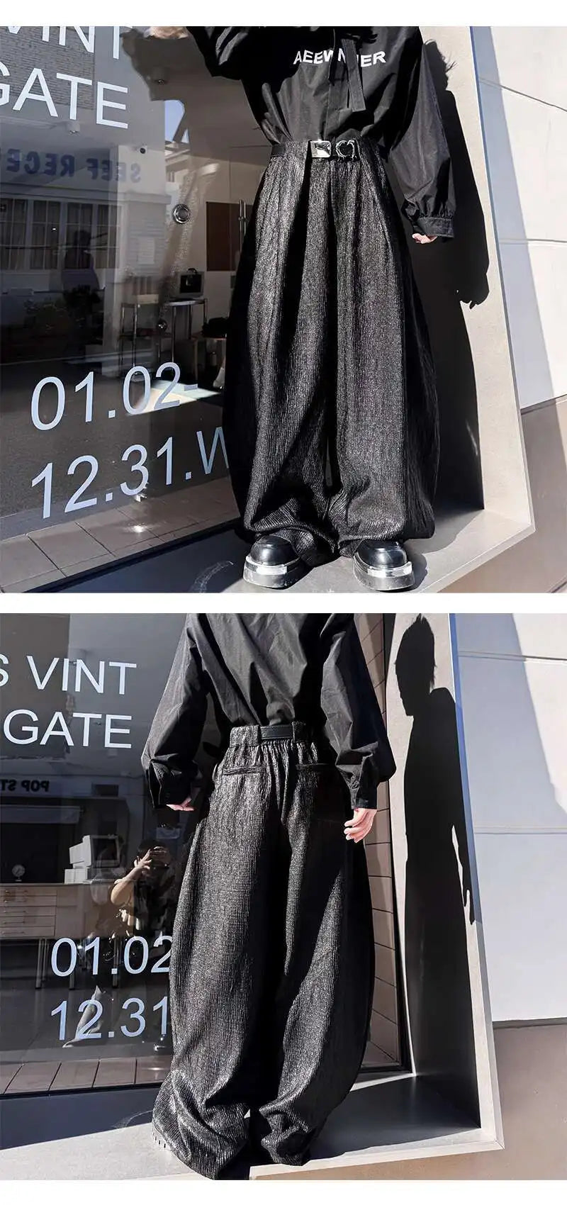 Y2k - 90er Jahre Baggy Jeans | Männer | Rave Hose Festival Outfits | Techno Shirts | Rave Clothing