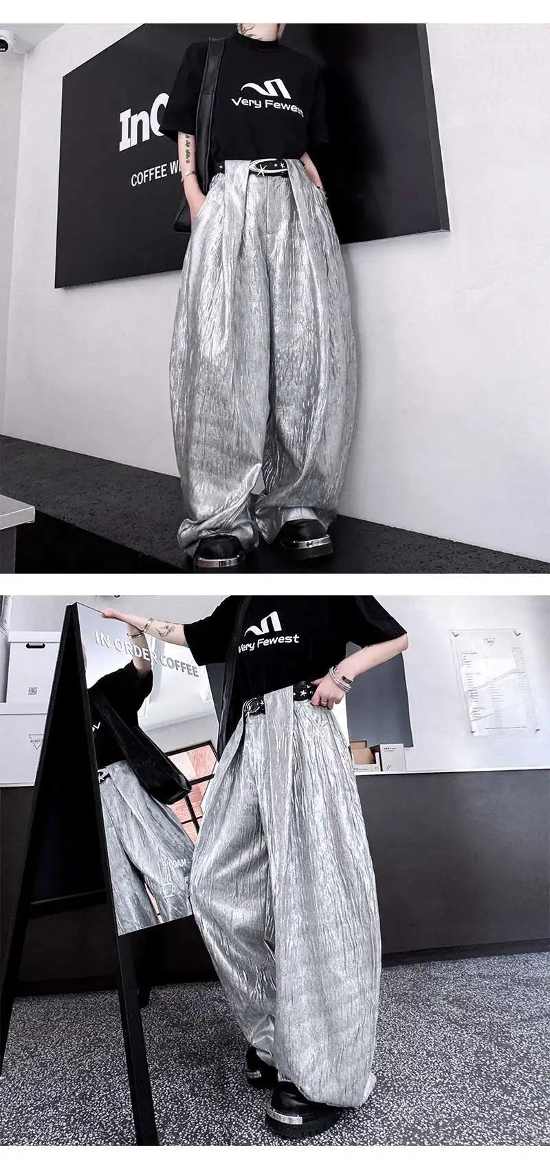 Y2k - 90er Jahre Baggy Jeans | Männer | Rave Hose Festival Outfits | Techno Shirts | Rave Clothing