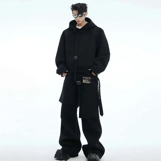 90er Jahre Hoodie & Sweatpants Rave Outfit Set | Herren Festival Outfits | Techno Shirts | Rave Clothing