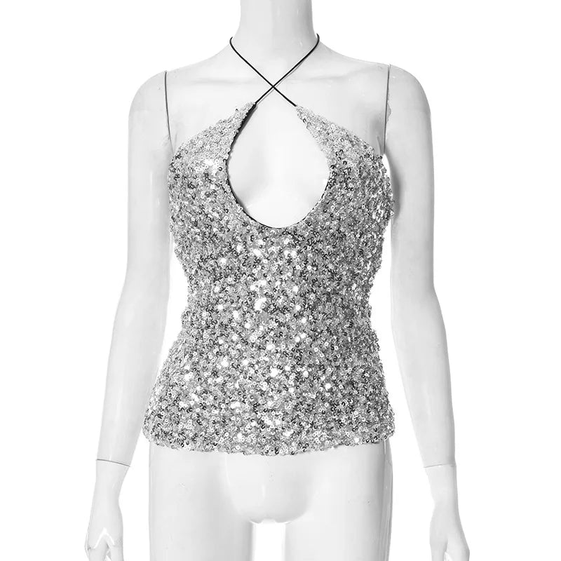 Sexy Frauen Shiny Gold Silber Bustier Crop Tops Helle PU Leder Krone Gürtel Abnehmen Taille Liebsten Low-cut Korsett top Sommer Festival Outfits | Techno Shirts | Rave Clothing