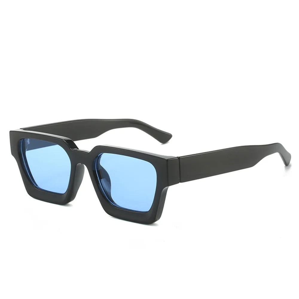 KLASSNUM Männer Sonnenbrille mit quadratischem Rahmen, 2025, Luxusmarke, Designer-Sonnenbrille, Retro, trendige Farbtöne, UV400, Unisex, Damenbrille, Neu Festival Outfits | Techno Shirts | Rave Clothing