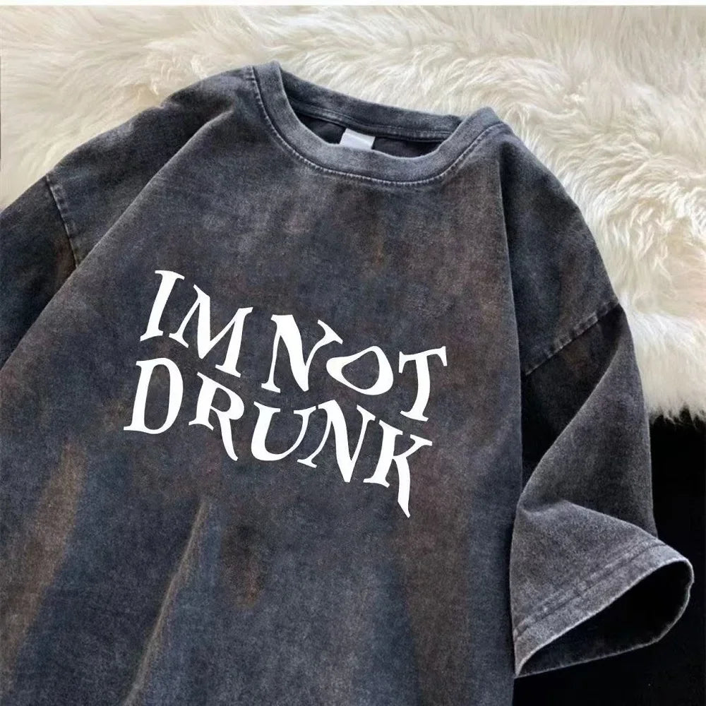 Wasserwaschbares Vintage-T-Shirt für Männer und Frauen, Retro-Design, einzigartig, Hip-Hop, lässig, Straßenmode, Sommertrend, modisch Festival Outfits | Techno Shirts | Rave Clothing