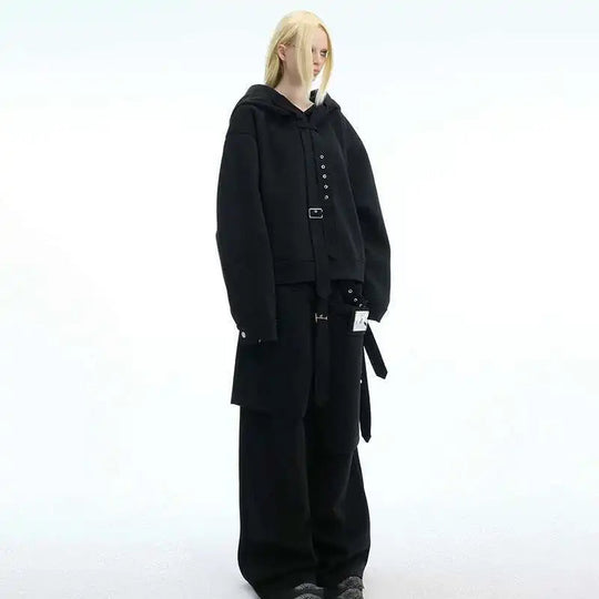 90er Jahre Hoodie & Sweatpants Rave Outfit Set | Herren Festival Outfits | Techno Shirts | Rave Clothing