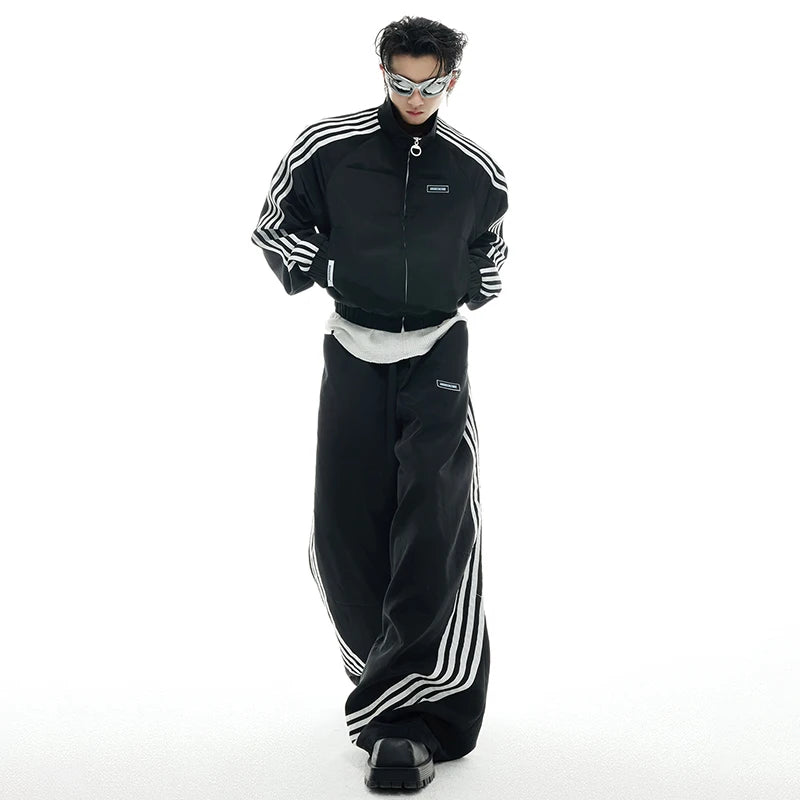 Baggy Rave Hose schwarz - rot | Techno Hose | Techno Shirts | Rave Clothing Rave Outfits | Techno Tee | Rave Clothing