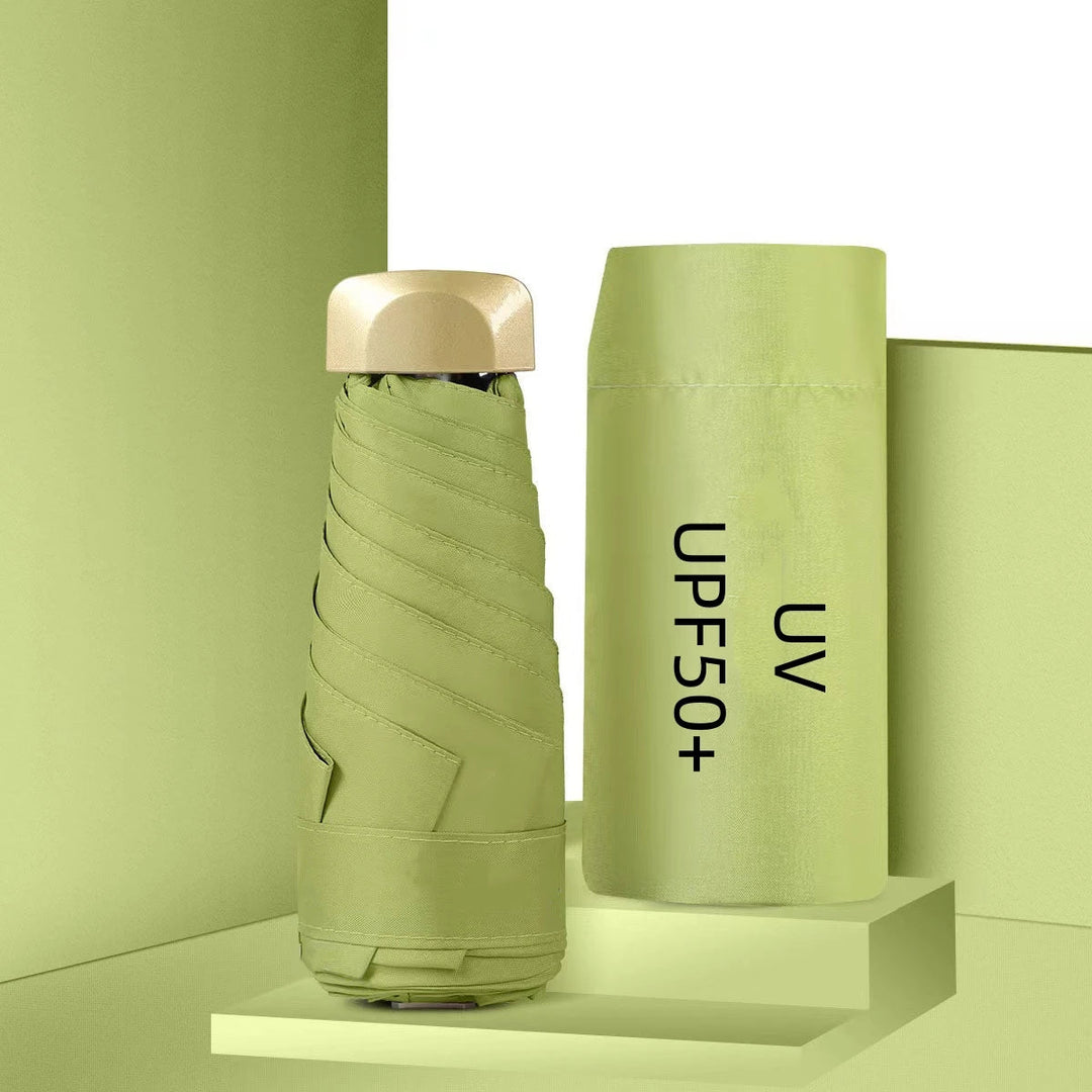 UPF50+ Mini-Sonnenschirm, kleine Tasche, Regen-Reise-Regenschirm, Vinyl, faltbarer Regenschirm, UV-Schutz, Sonnenschutz, Taschen-Sonnenschirm-Kapsel Festival Outfits | Techno Shirts | Rave Clothing