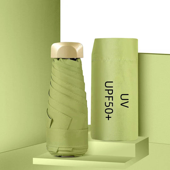 UPF50+ Mini-Sonnenschirm, kleine Tasche, Regen-Reise-Regenschirm, Vinyl, faltbarer Regenschirm, UV-Schutz, Sonnenschutz, Taschen-Sonnenschirm-Kapsel Festival Outfits | Techno Shirts | Rave Clothing