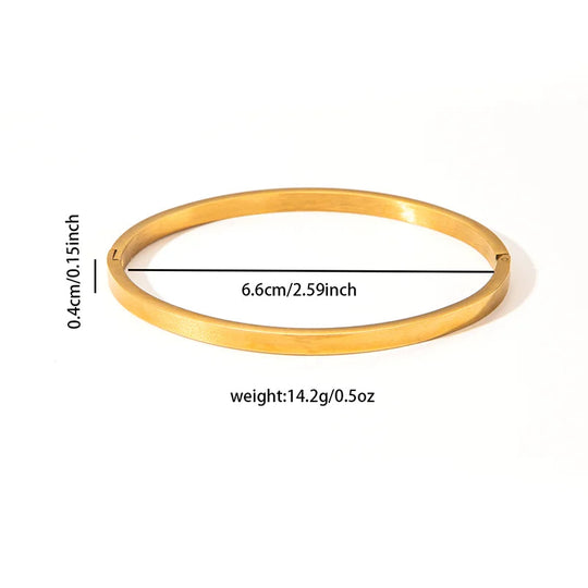 ANENJERY 316L Edelstahl Glatte Intarsien Zirkon Herz Armband für Frauen Männer Einfache Mode Temperament Schmuck Geschenke Täglich Festival Outfits | Techno Shirts | Rave Clothing