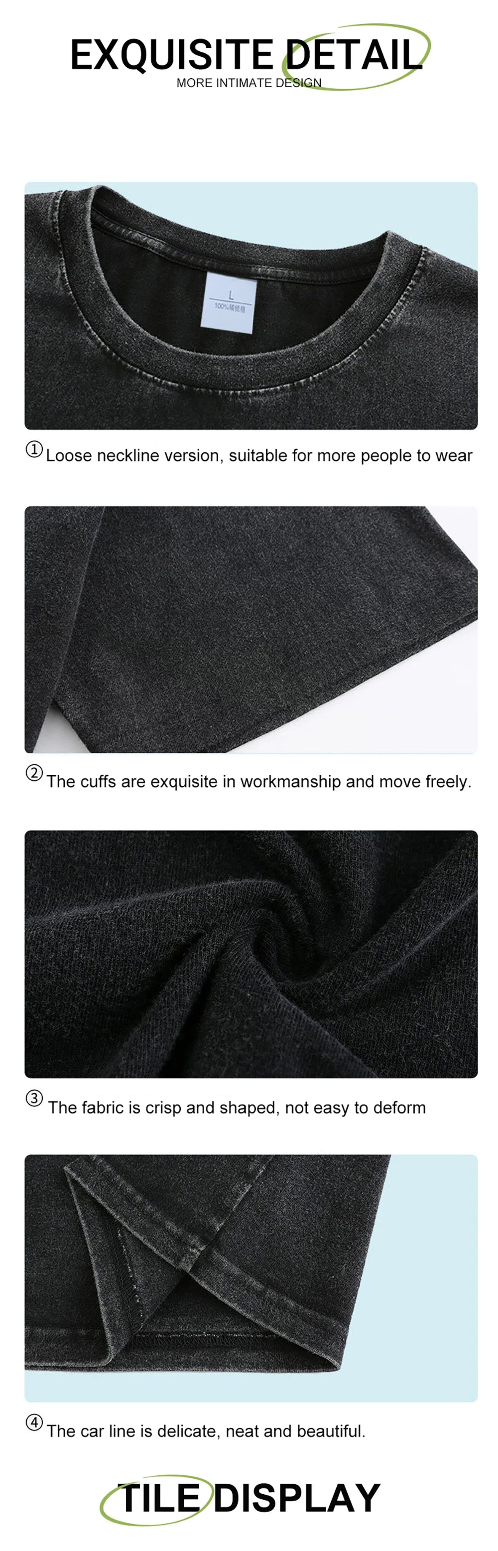 Bleiben Sie positiv, Cartoon-Druck, Damen-Wasch-T-Shirt, atmungsaktiv, bequem, kurzärmelig, modisch, cooles T-Shirt, Not-O-Ausschnitt-Kleidung Festival Outfits | Techno Shirts | Rave Clothing