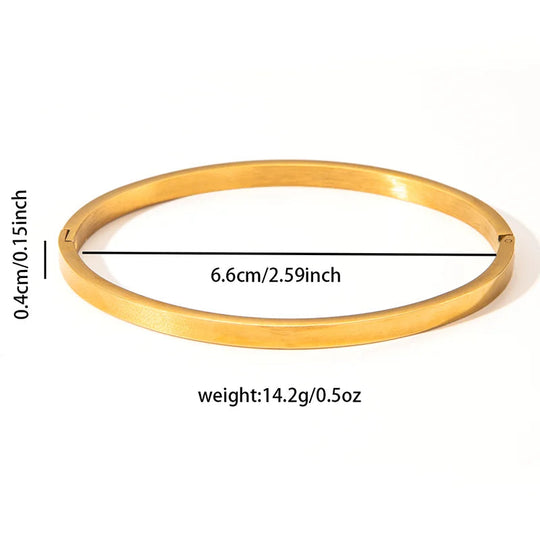 ANENJERY 316L Edelstahl Glatte Intarsien Zirkon Herz Armband für Frauen Männer Einfache Mode Temperament Schmuck Geschenke Täglich Festival Outfits | Techno Shirts | Rave Clothing