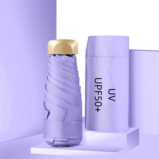 UPF50+ Mini-Sonnenschirm, kleine Tasche, Regen-Reise-Regenschirm, Vinyl, faltbarer Regenschirm, UV-Schutz, Sonnenschutz, Taschen-Sonnenschirm-Kapsel Festival Outfits | Techno Shirts | Rave Clothing