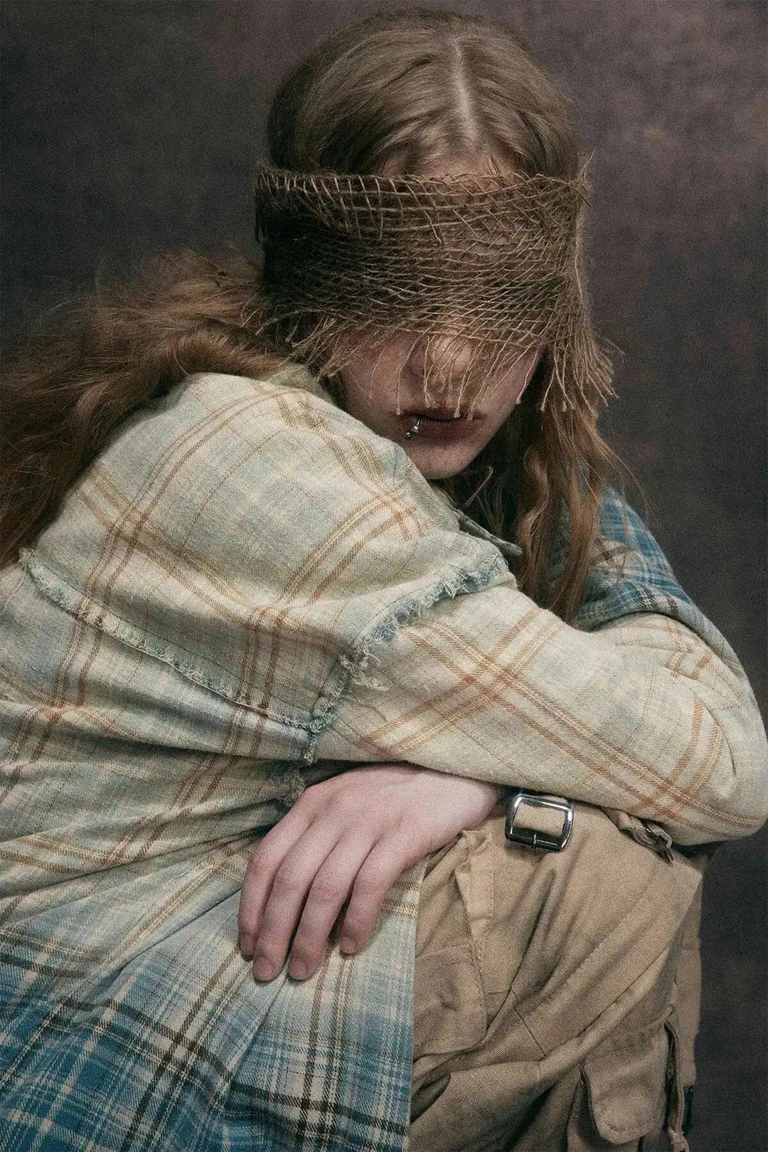 90er Jahre kariertes Festival Langarmhemd | Rave Outfit Herren Festival Outfits | Techno Shirts | Rave Clothing