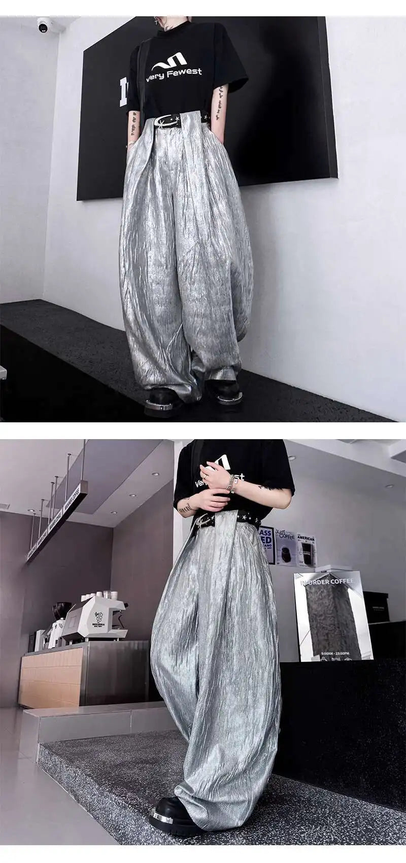 Y2k - 90er Jahre Baggy Jeans | Männer | Rave Hose Festival Outfits | Techno Shirts | Rave Clothing