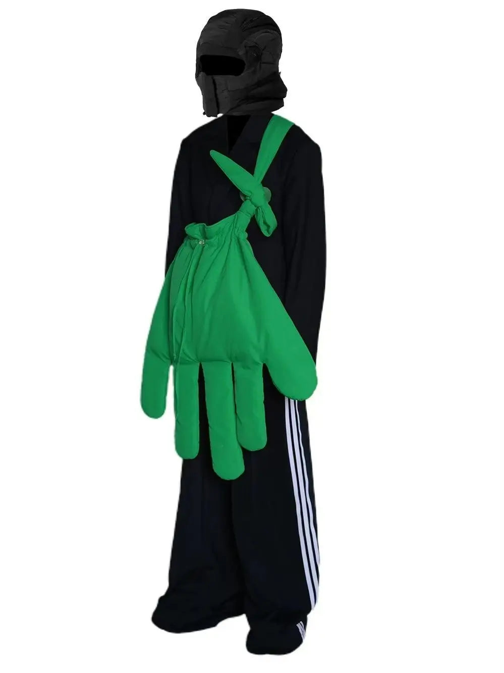 Rote Nylon große Handschuhe Taschen Frauen Street Style Euro-Amerika-Stil Umhängetasche Geldbörsen und Taschen Umhängetasche Mädchen Tasche Festival Outfits | Techno Shirts | Rave Clothing