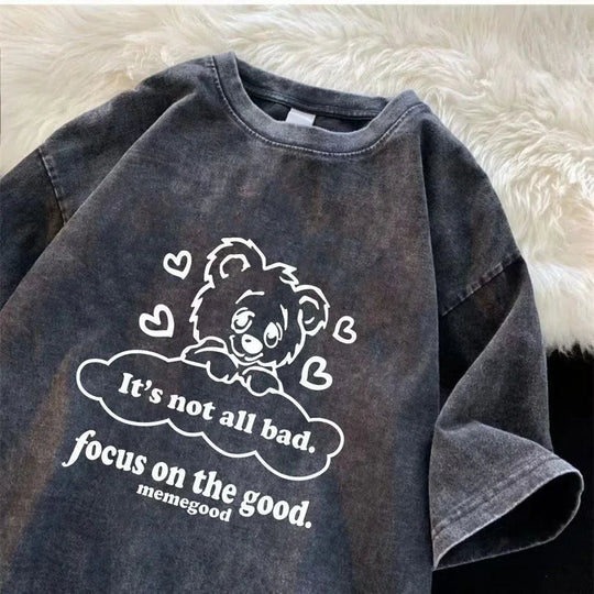 Wasserwaschbares Vintage-T-Shirt für Männer und Frauen, Retro-Design, einzigartig, Hip-Hop, lässig, Straßenmode, Sommertrend, modisch Festival Outfits | Techno Shirts | Rave Clothing