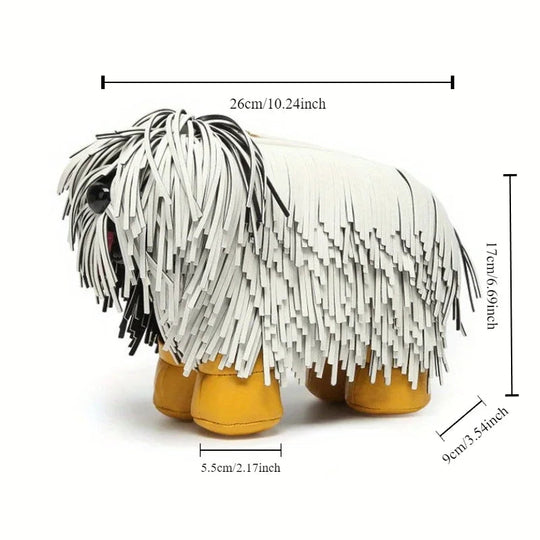 Women's Wallets and Handbags Luxury Designer PU Leather Crossbody Wallet Cute Dog Shaped Evening Bags Women's Bags Festival Outfits | Techno Shirts | Rave Clothing