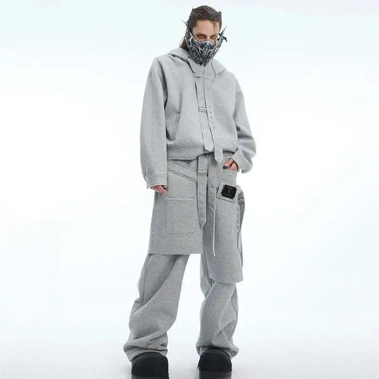 90er Jahre Hoodie & Sweatpants Rave Outfit Set | Herren Festival Outfits | Techno Shirts | Rave Clothing