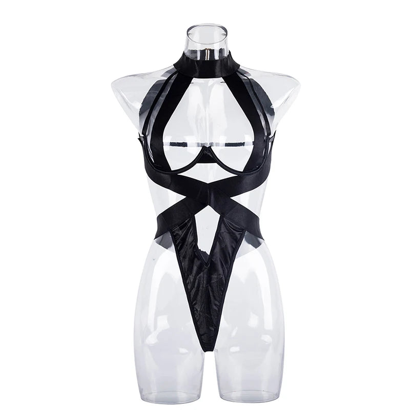 Schwarzer Kinky Rave Body | Kinky Rave Outfit