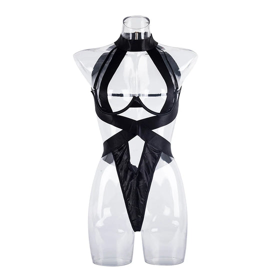 Schwarzer Kinky Rave Body | Kinky Rave Outfit