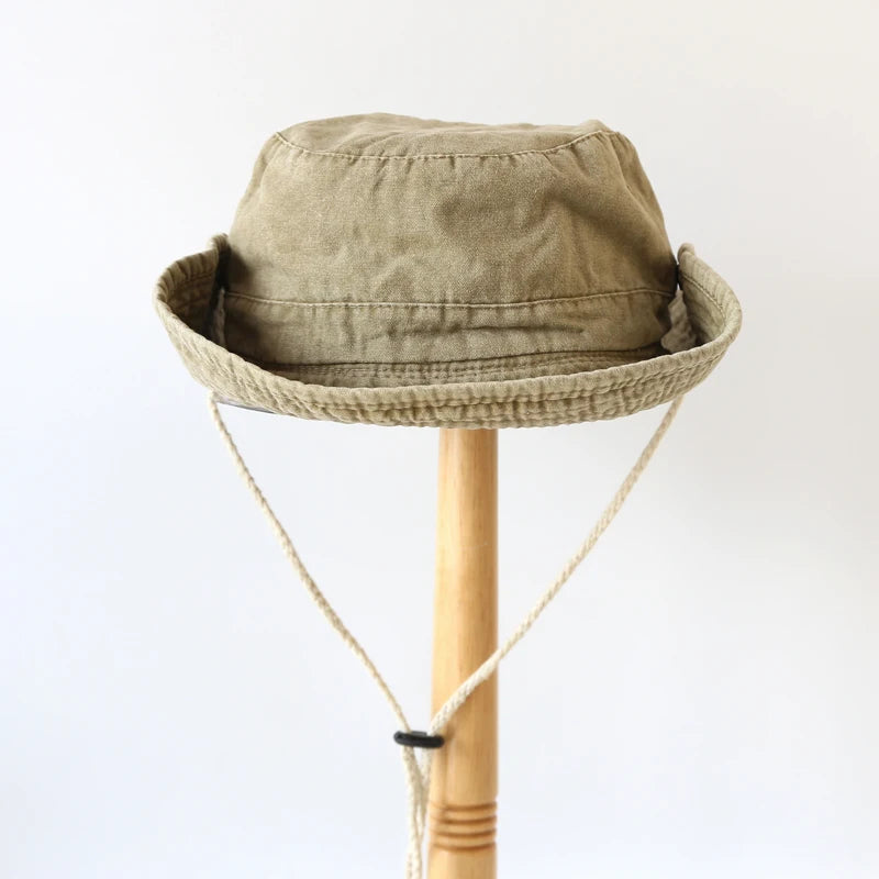 2025 Blaue Cowboy-Wander-Eimerhüte mit Schnur, Herren-Denim-Strand-Sonnenhut für Damen, Outdoor, Paar, Bob, Panama, Sommer-Fischerkappe Festival Outfits | Techno Shirts | Rave Clothing