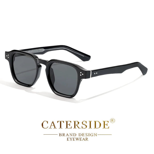 CATERSIDE Klassische Quadratische Sonnenbrille Männer Core Insert Tempel Luxus Marke Sonnenbrille Frauen Reisen Strand Party Festival Geschenke Festival Outfits | Techno Shirts | Rave Clothing