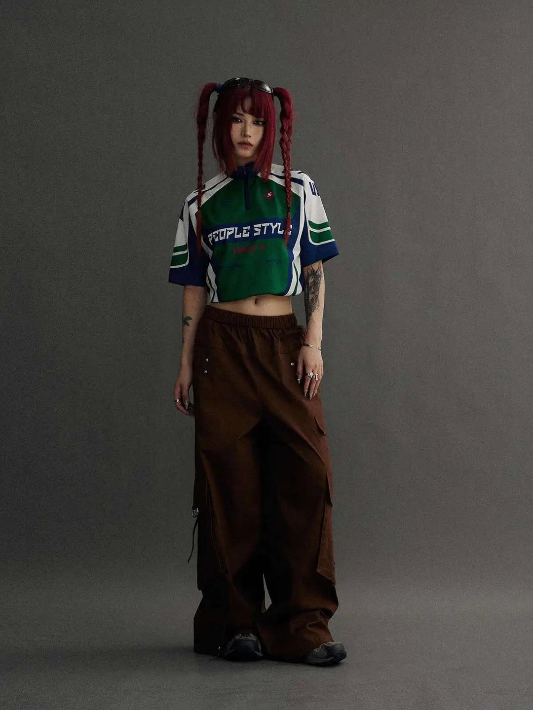 LUZHEN Original Hohe Qualität Schnell Trocknend Kurzarm T-shirts Männer 2025, Sommer Brief Farbe Kontrast Gedruckt Casual Tops JY1591 Festival Outfits | Techno Shirts | Rave Clothing