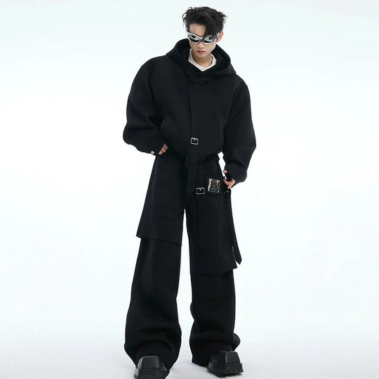 90er Jahre Hoodie & Sweatpants Rave Outfit Set | Herren Festival Outfits | Techno Shirts | Rave Clothing