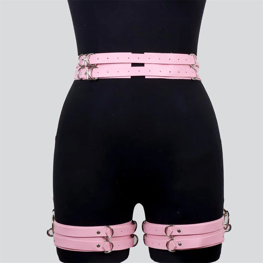 Kinky BDSM Bondage Gürtel Bein Oberschenkel