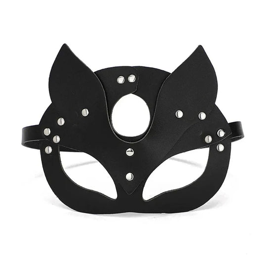 Kinky Leder Maske | Techno Outfit