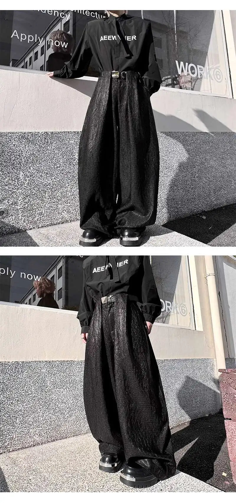 Y2k - 90er Jahre Baggy Jeans | Männer | Rave Hose Festival Outfits | Techno Shirts | Rave Clothing