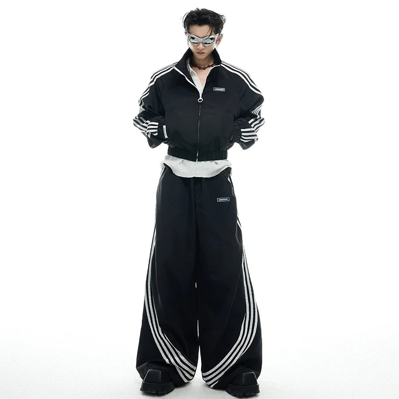 Baggy Rave Hose schwarz - rot | Rave Outfits | Techno Shirts | Rave Clothing