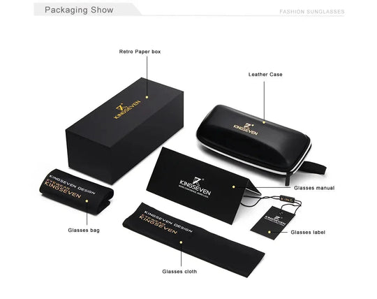 KINGSEVEN Pilot Legierung Sonnenbrille Polarisation UV400 Anti-reflexion Vollformat Parsnip Gläser Frauen Retro Luxus Brillen Festival Outfits | Techno Shirts | Rave Clothing