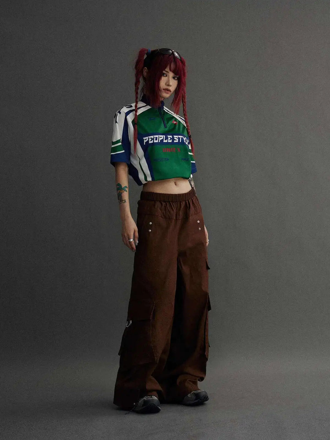 LUZHEN Original Hohe Qualität Schnell Trocknend Kurzarm T-shirts Männer 2025, Sommer Brief Farbe Kontrast Gedruckt Casual Tops JY1591 Festival Outfits | Techno Shirts | Rave Clothing