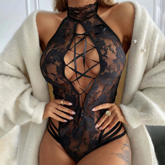 Hot Sexy Dessous Frau Sex Fishnet Kleid Erotische Overall Sex Cosplay Kostüm Exotische Set Transparente Pyjamas Stripper Kleidung Festival Outfits | Techno Shirts | Rave Clothing