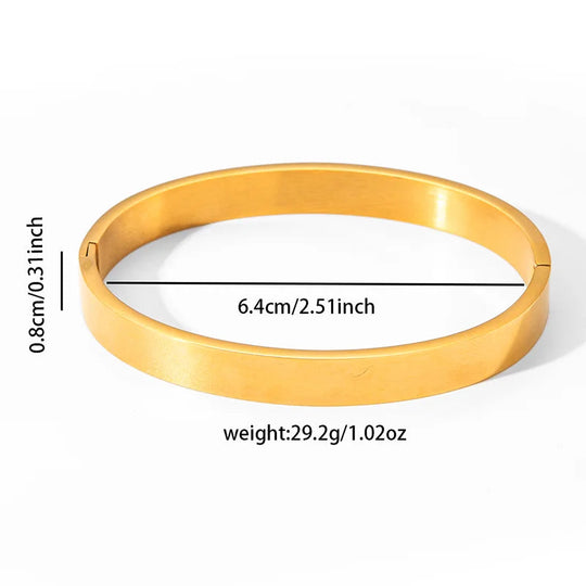 ANENJERY 316L Edelstahl Glatte Intarsien Zirkon Herz Armband für Frauen Männer Einfache Mode Temperament Schmuck Geschenke Täglich Festival Outfits | Techno Shirts | Rave Clothing