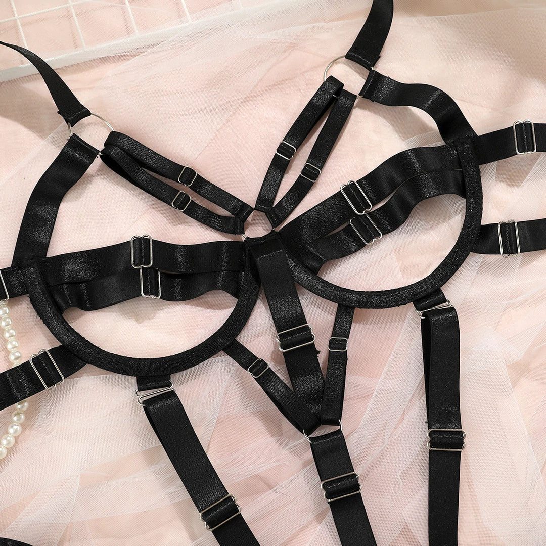 Ellolace Sexy Body Hollow Out Bandage Erotik Body Sissy Sex Hot Woman Tanga Einteiler Bdsm Dessous Offener Schritt und Brüste Festival Outfits | Techno Shirts | Rave Clothing