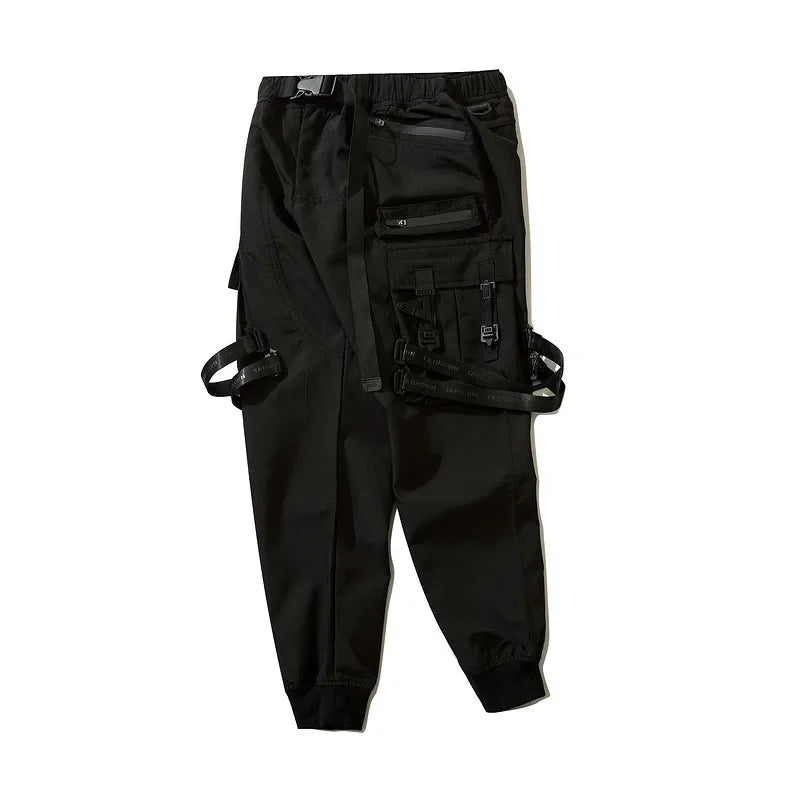 2024 neue Mode Multi-tasche Cargo Hosen Männer Y2K Taktische Techwear Ankle Hosen Punk Stil Casual Fallschirmjäger Hosen pantalones Festival Outfits | Techno Shirts | Rave Clothing