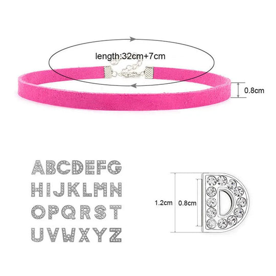 Sexy Rhinestone Letters FICK MICH Collar Choker Necklace Men Women Goth Harajuku DDLG Customized Chocker Cosplay Jewelry Gift Festival Outfits | Techno Shirts | Rave Clothing