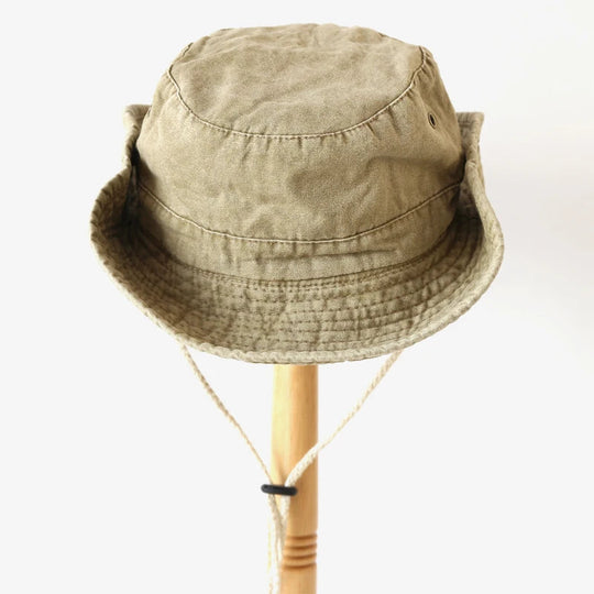 2025 Blaue Cowboy-Wander-Eimerhüte mit Schnur, Herren-Denim-Strand-Sonnenhut für Damen, Outdoor, Paar, Bob, Panama, Sommer-Fischerkappe Festival Outfits | Techno Shirts | Rave Clothing