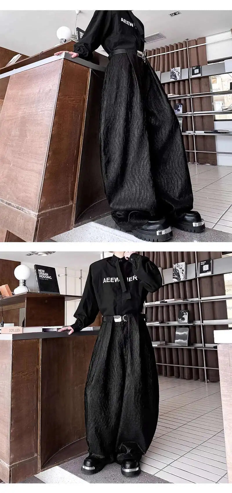 Y2k - 90er Jahre Baggy Jeans | Männer | Rave Hose Festival Outfits | Techno Shirts | Rave Clothing