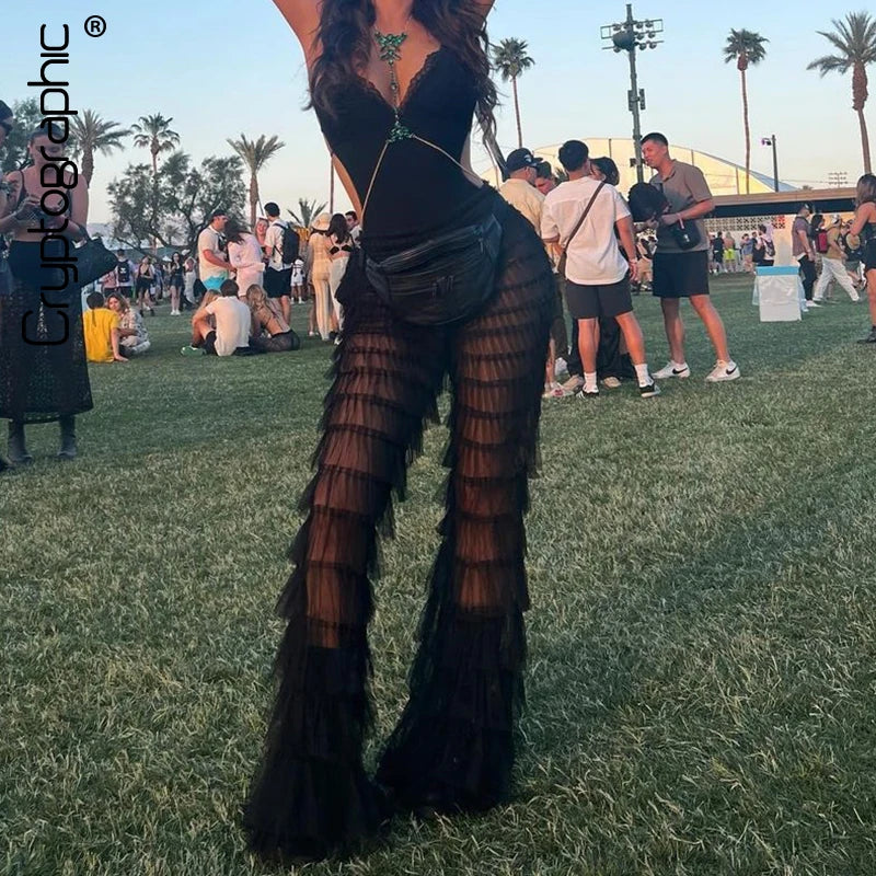Sexy Festival Hose „Flare“ | Rave Outfit Damen