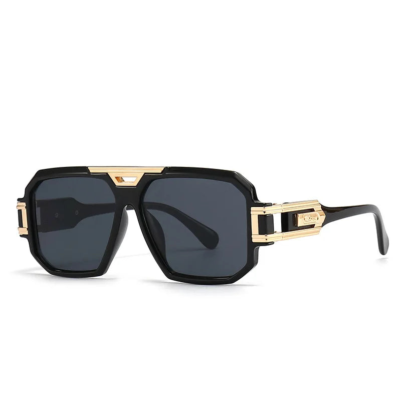 56478 Luxusmarke Sonnenbrille Männer Vintage Design Übergroße Brillen Männliche Shades Uv400 Fahren Gläser Festival Outfits | Techno Shirts | Rave Clothing