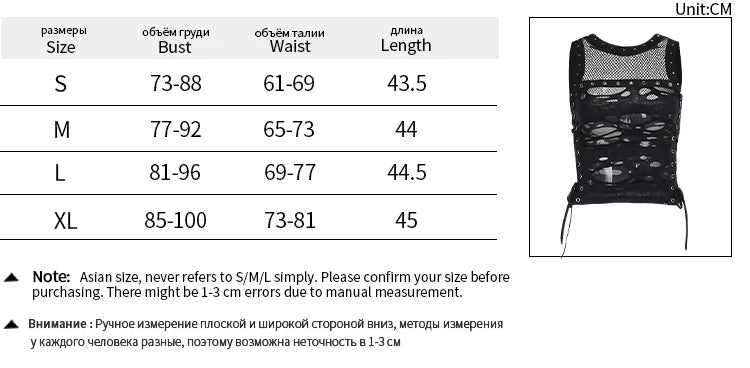 Kinky Rave Oberteil | Techno Outfit