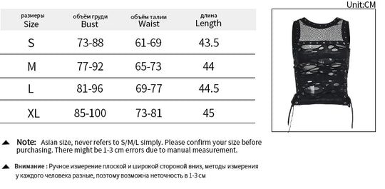 Kinky Rave Oberteil | Techno Outfit