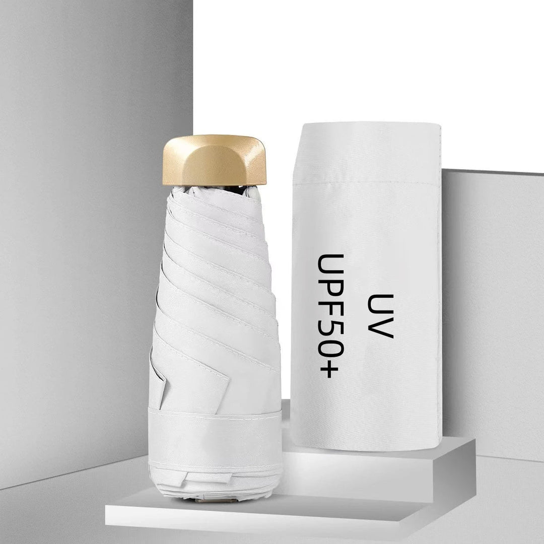 UPF50+ Mini-Sonnenschirm, kleine Tasche, Regen-Reise-Regenschirm, Vinyl, faltbarer Regenschirm, UV-Schutz, Sonnenschutz, Taschen-Sonnenschirm-Kapsel Festival Outfits | Techno Shirts | Rave Clothing