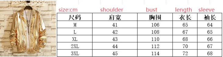 Herren-Sets, glänzende metallische Anzüge, Disco für Erwachsene, 2-teiliges Outfit, Jacke, Hose, Halloween, Anzieh, Nachtclub, Tanz, Rave, Cosplay-Kostüm Festival Outfits | Techno Shirts | Rave Clothing