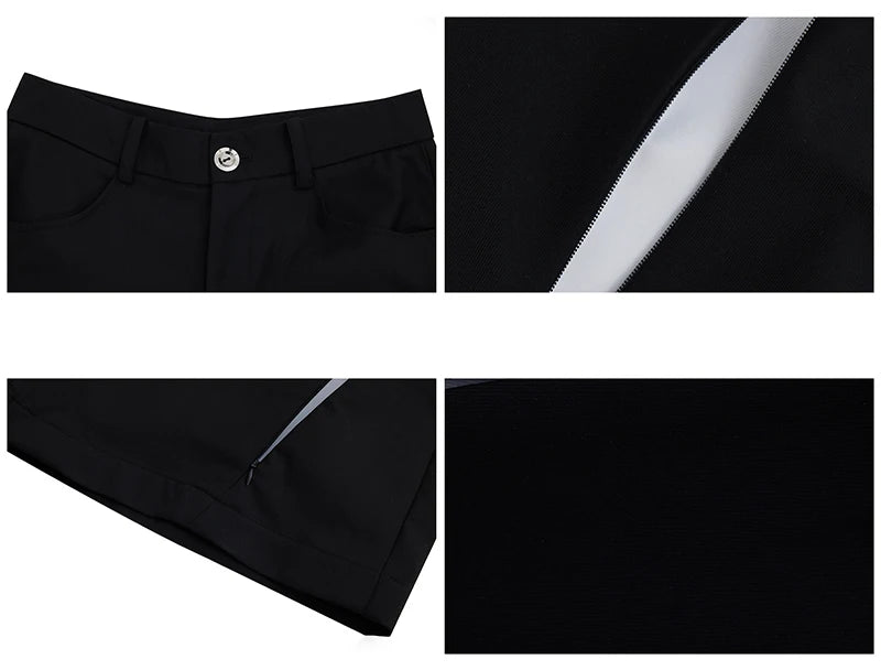 LUZHEN Personalisierte Original Streetwear Trendy Aushöhlen Patchwork Design Lose Breite Bein Casual Hosen Männer 2025, Hosen JY1701 Festival Outfits | Techno Shirts | Rave Clothing